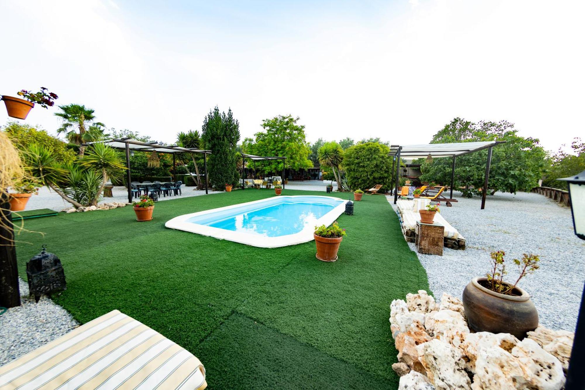 LA CUADRA, Finca privada a los pies de Sierra Nevada, a 10 minutos del centro, Jardín, Barbacoa La Zubia  Exterior foto