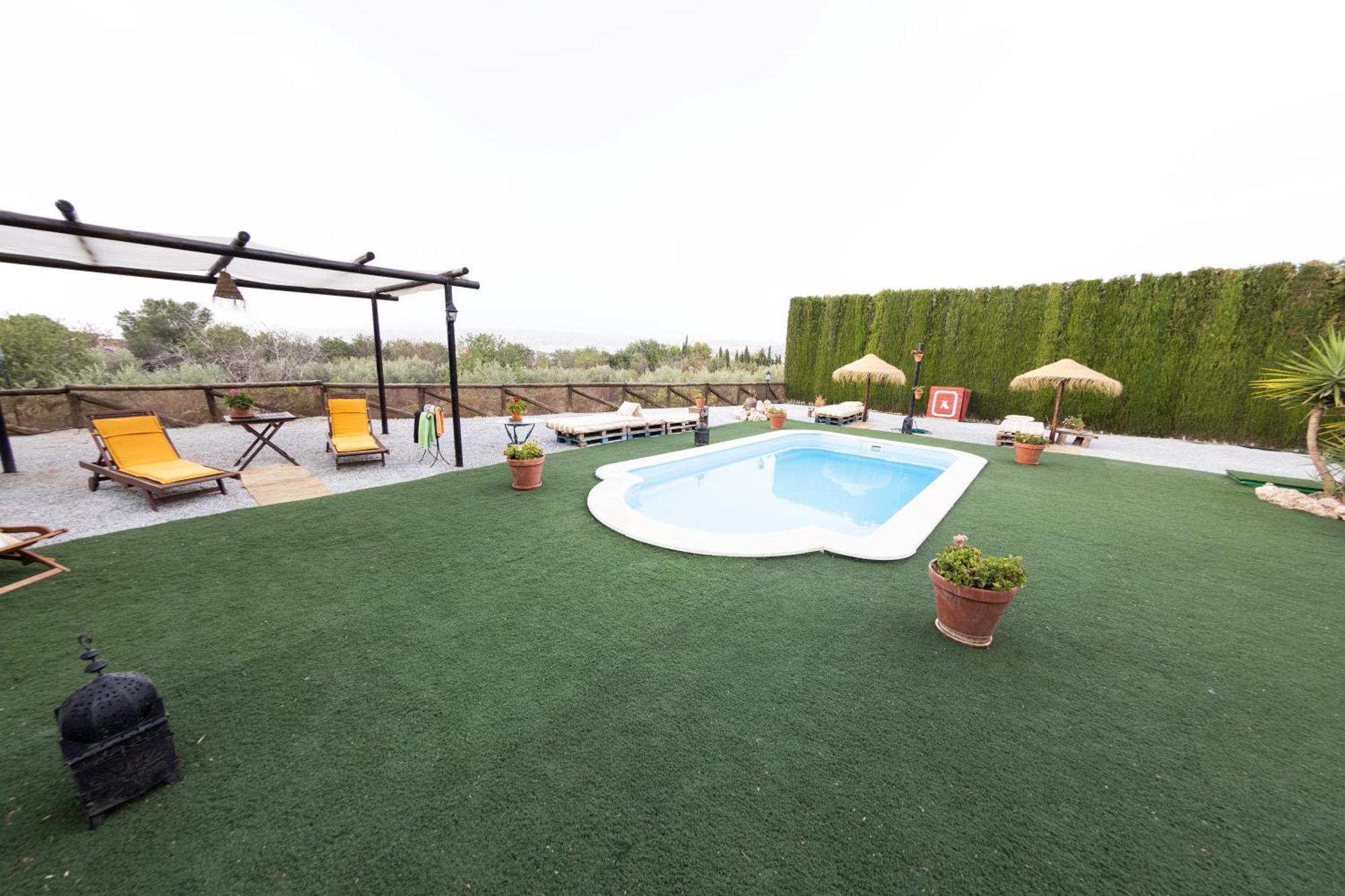 LA CUADRA, Finca privada a los pies de Sierra Nevada, a 10 minutos del centro, Jardín, Barbacoa La Zubia  Exterior foto