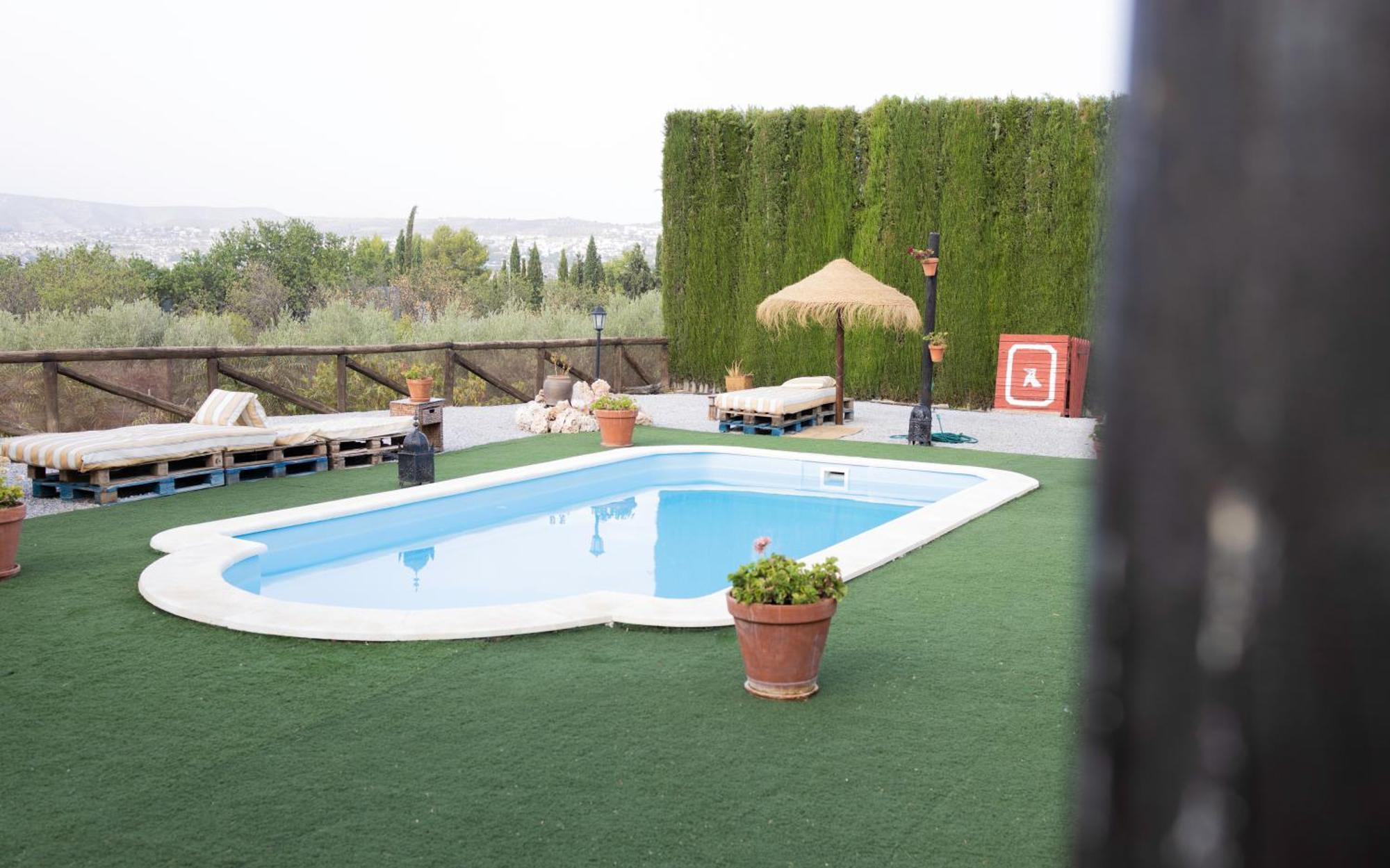 LA CUADRA, Finca privada a los pies de Sierra Nevada, a 10 minutos del centro, Jardín, Barbacoa La Zubia  Exterior foto
